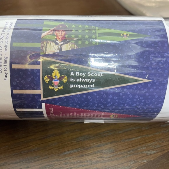 Boy Scouts of America felt wall pendants. Set of three. - Picture 2 of 3